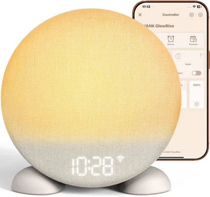 Smart Sunrise Alarm Clock & Sound Machine, Grey